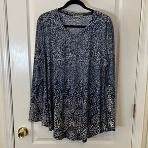 Navy/Ivory Women's Tunic 2X